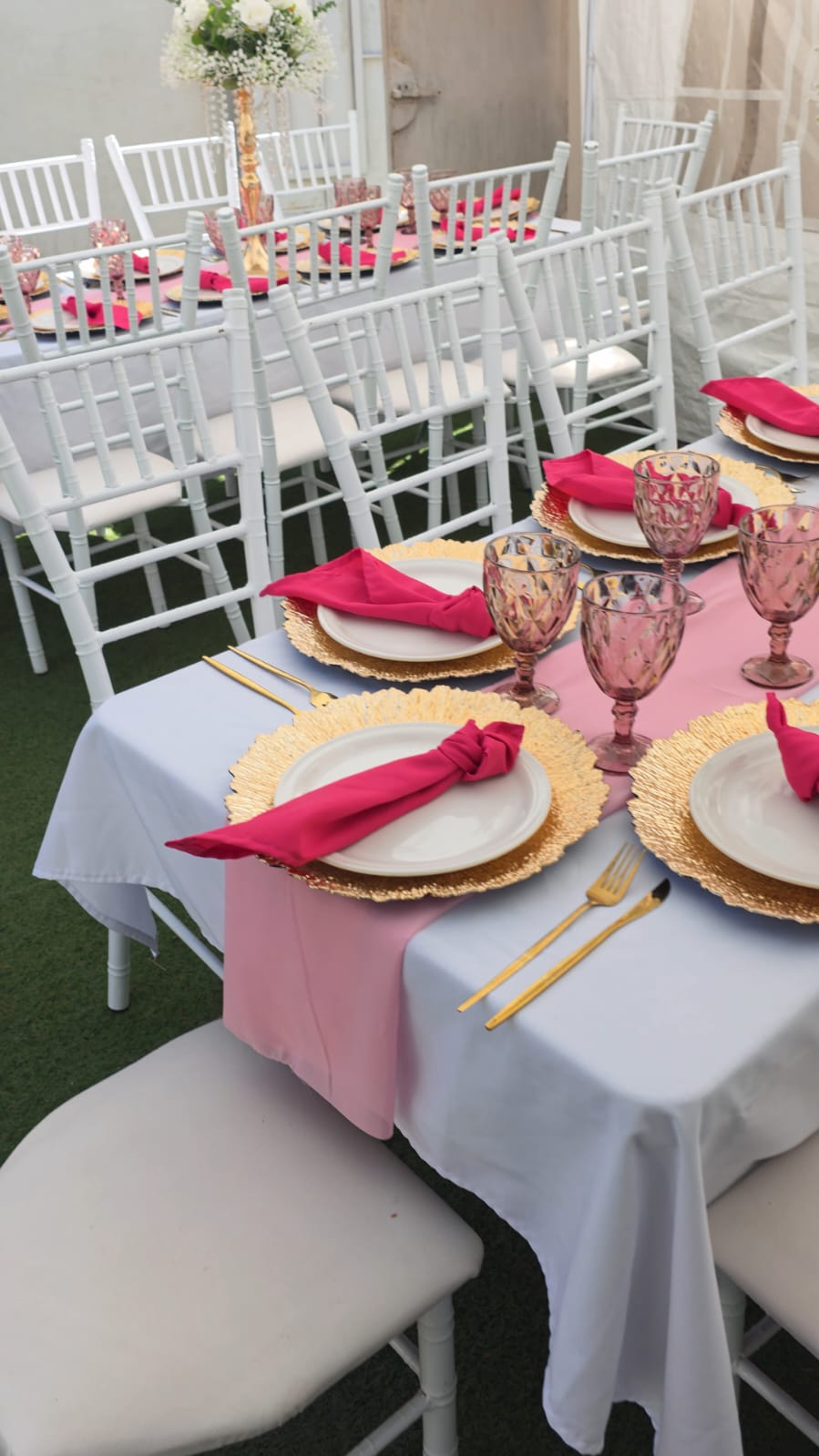 Decoración de evento petite en Jardín de las Hadas Saltillo
