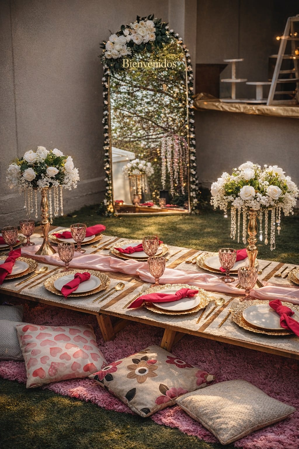 Decoración floral en Jardín de las Hadas Saltillo
